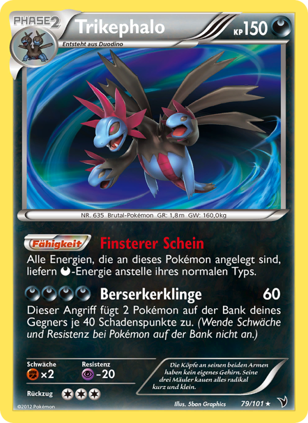 Trikephalo 79 — Noble Victories (German Pokémon TCG card)