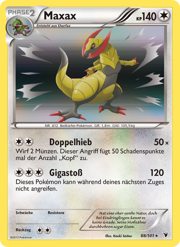 Maxax 88 — Noble Victories (German Pokémon TCG card)