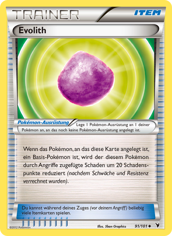 Evolith 91 — Noble Victories (German Pokémon TCG card)