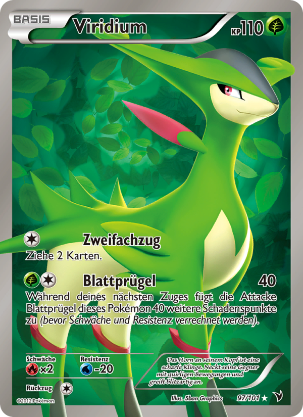 Viridium 97 — Noble Victories (German Pokémon TCG card)