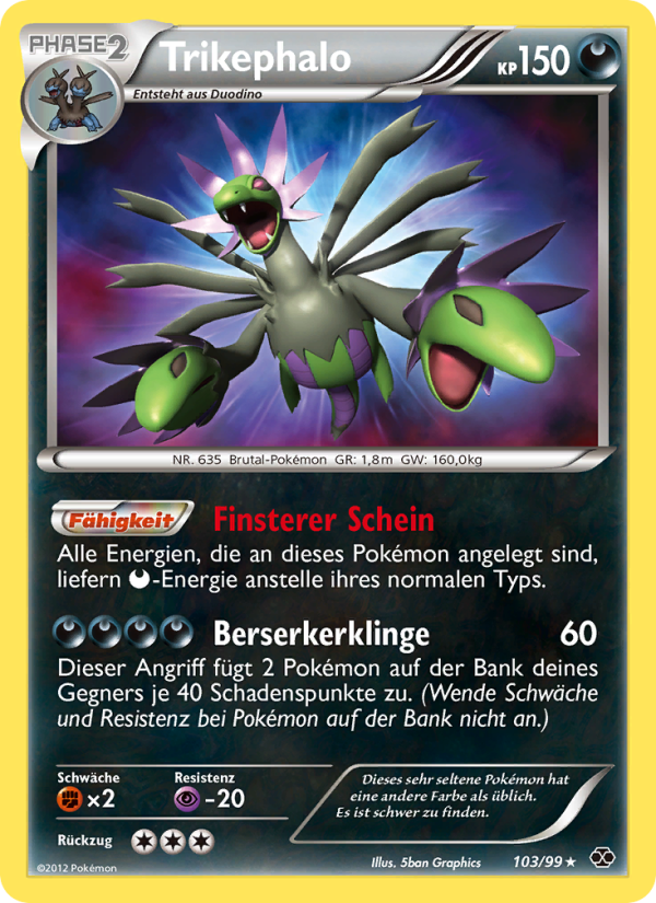 Trikephalo 103 — Next Destinies (German Pokémon TCG card)