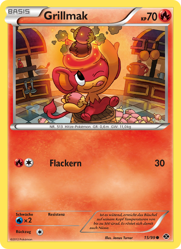 Grillmak 15 — Next Destinies (German Pokémon TCG card)