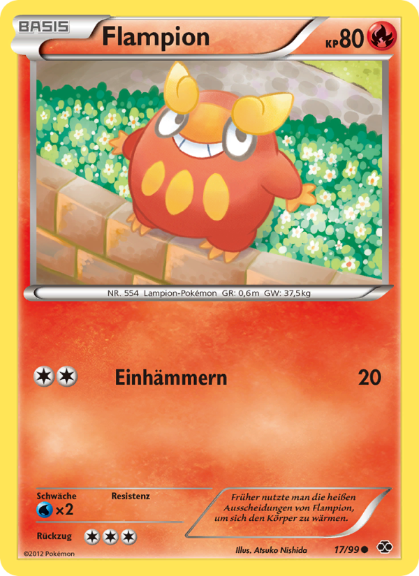 Flampion 17 — Next Destinies (German Pokémon TCG card)