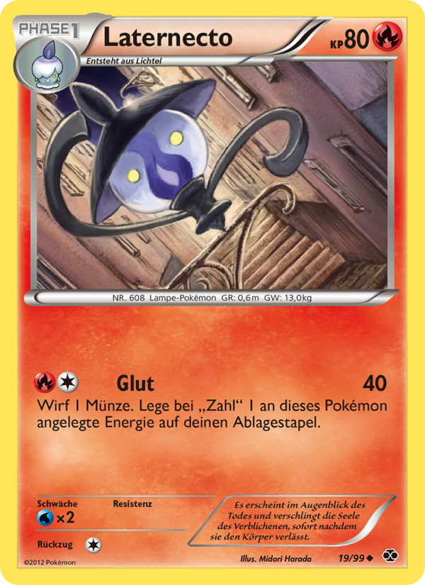 Laternecto 19 — Next Destinies (German Pokémon TCG card)