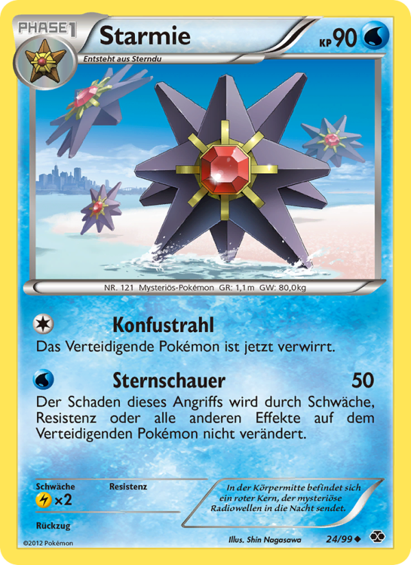 Starmie 24 — Next Destinies (German Pokémon TCG card)