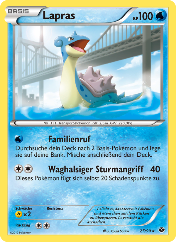 Lapras 25 — Next Destinies (German Pokémon TCG card)