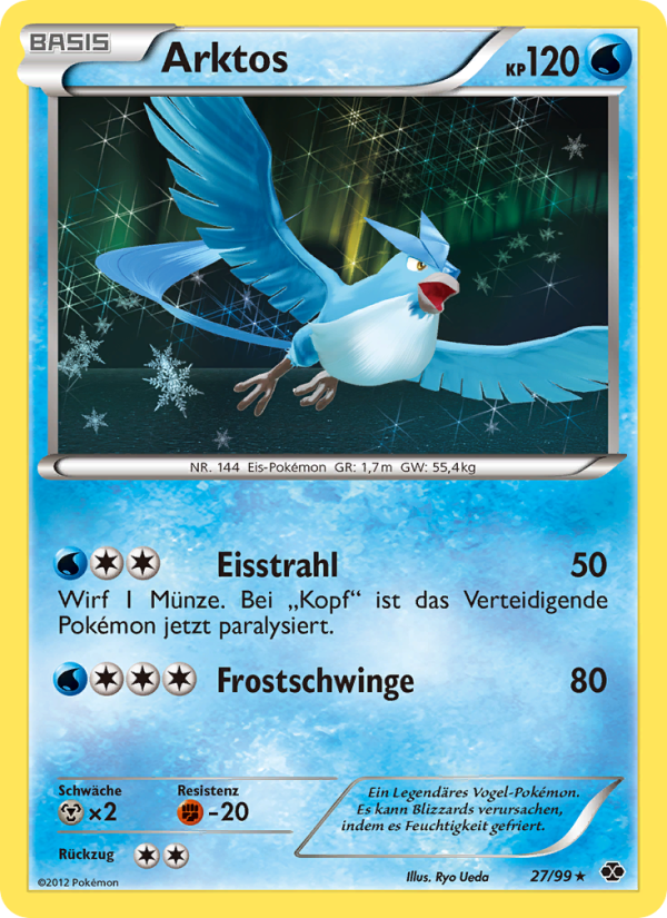 Arktos 27 — Next Destinies (German Pokémon TCG card)