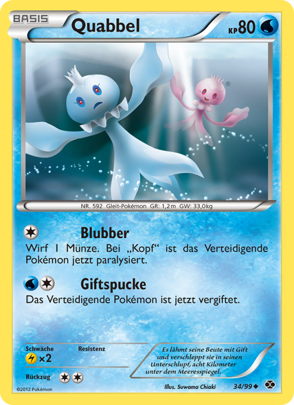 Quabbel 34 — Next Destinies (German Pokémon TCG card)