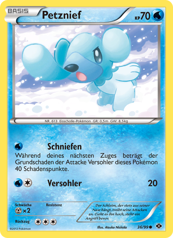 Petznief 36 — Next Destinies (German Pokémon TCG card)