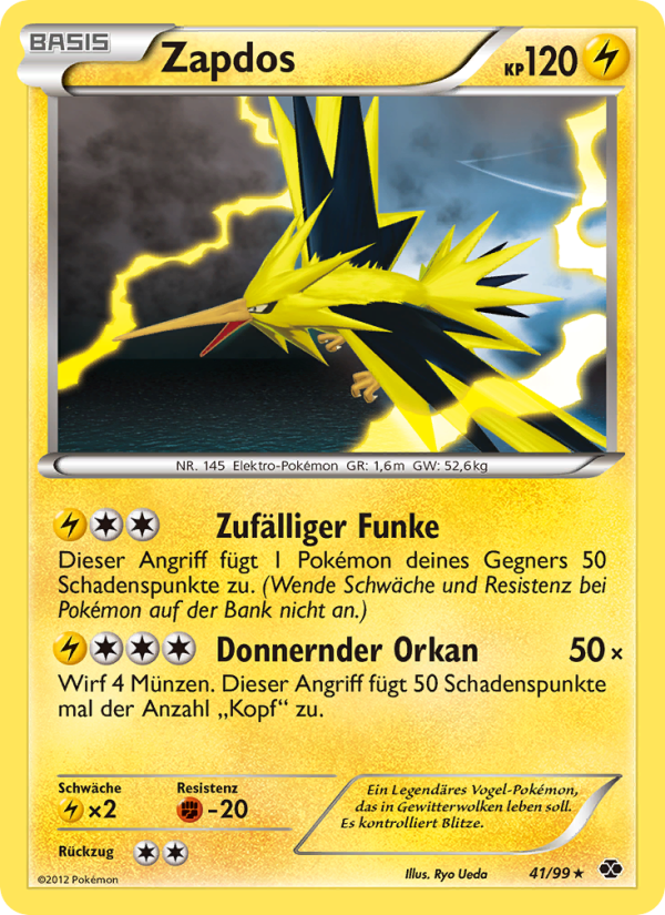 Zapdos 41 — Next Destinies (German Pokémon TCG card)