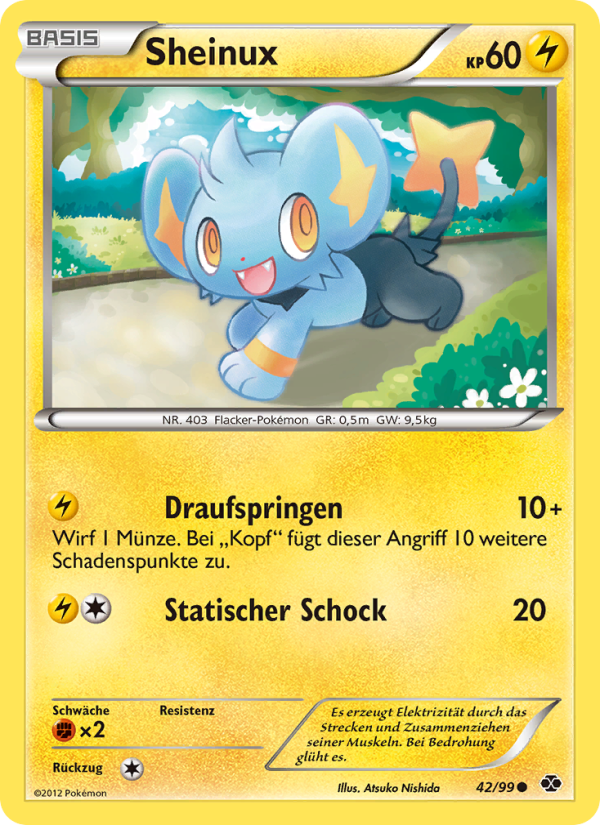 Sheinux 42 — Next Destinies (German Pokémon TCG card)