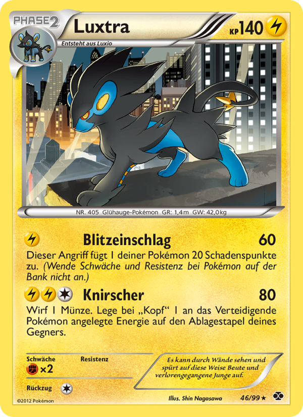 Luxtra 46 — Next Destinies (German Pokémon TCG card)