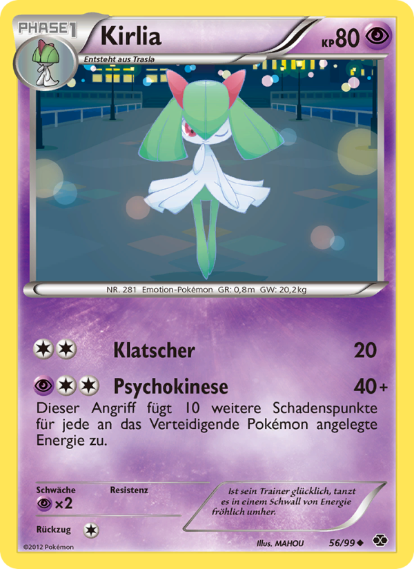 Kirlia 56 — Next Destinies (German Pokémon TCG card)