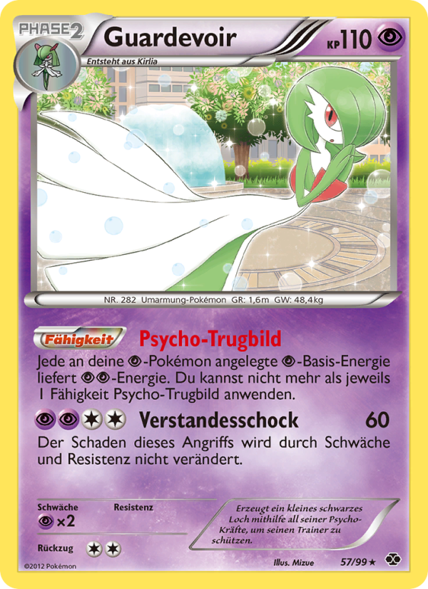 Guardevoir 57 — Next Destinies (German Pokémon TCG card)