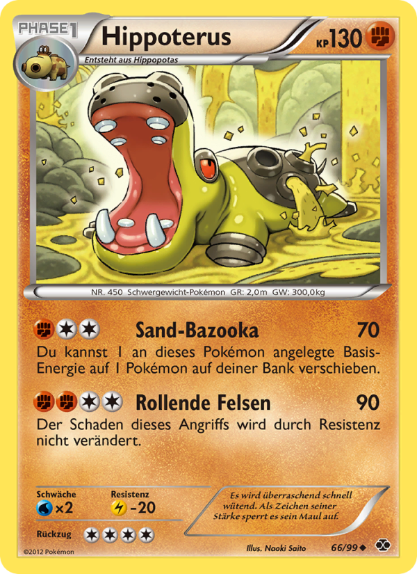 Hippoterus 66 — Next Destinies (German Pokémon TCG card)