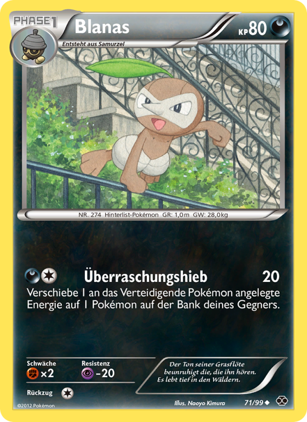 Blanas 71 — Next Destinies (German Pokémon TCG card)