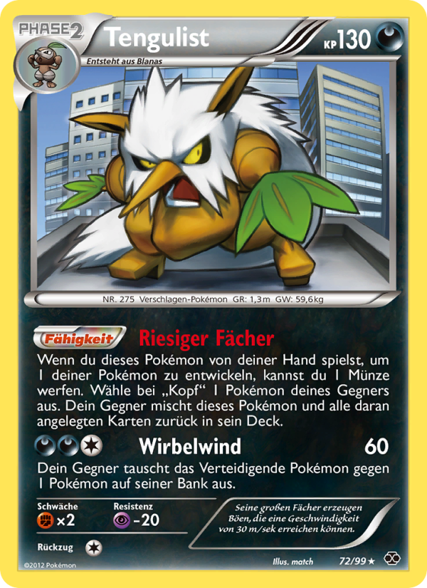 Tengulist 72 — Next Destinies (German Pokémon TCG card)