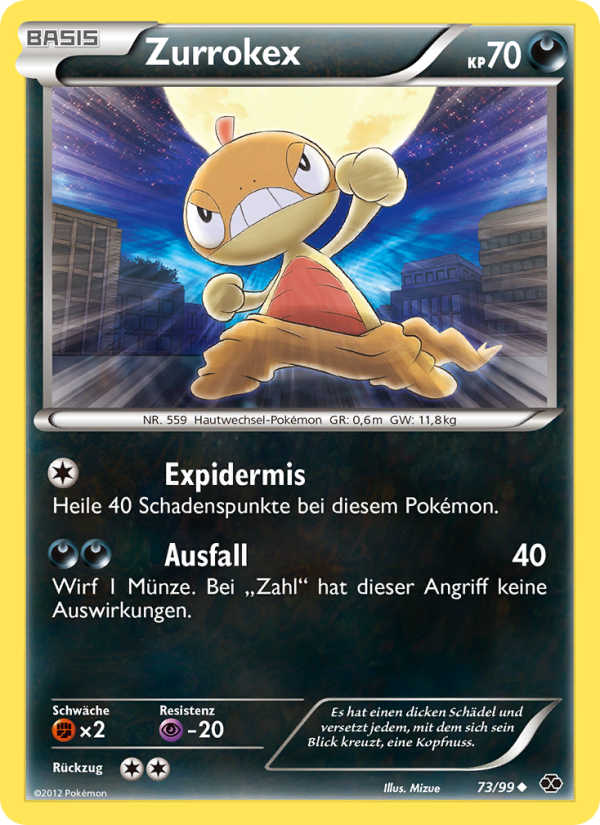 Zurrokex 73 — Next Destinies (German Pokémon TCG card)