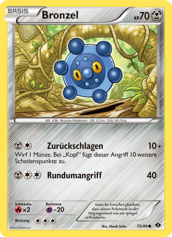 Bronzel 75 — Next Destinies (German Pokémon TCG card)