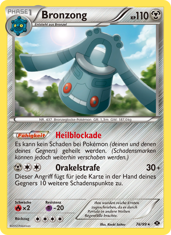Bronzong 76 — Next Destinies (German Pokémon TCG card)