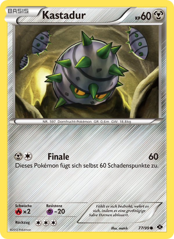 Kastadur 77 — Next Destinies (German Pokémon TCG card)