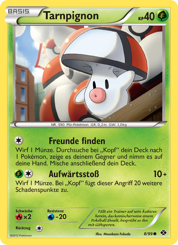 Tarnpignon 8 — Next Destinies (German Pokémon TCG card)