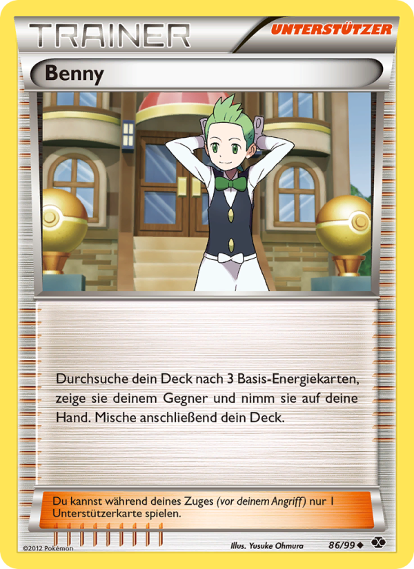 Benny 86 — Next Destinies (German Pokémon TCG card)