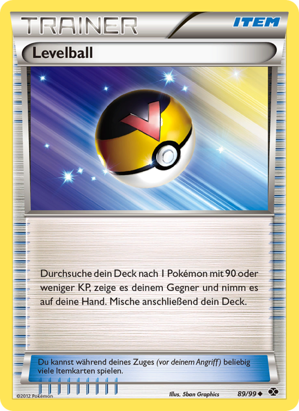 Levelball 89 — Next Destinies (German Pokémon TCG card)