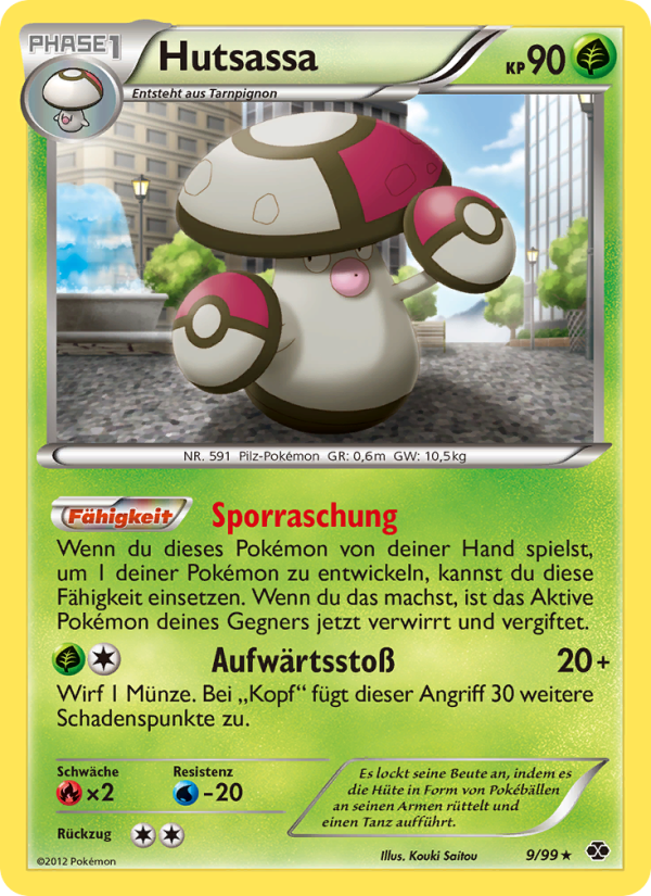 Hutsassa 9 — Next Destinies (German Pokémon TCG card)