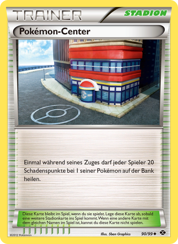 Pokémon-Center 90 — Next Destinies (German Pokémon TCG card)