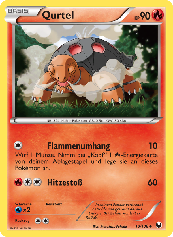 Qurtel 18 — Dark Explorers (German Pokémon TCG card)