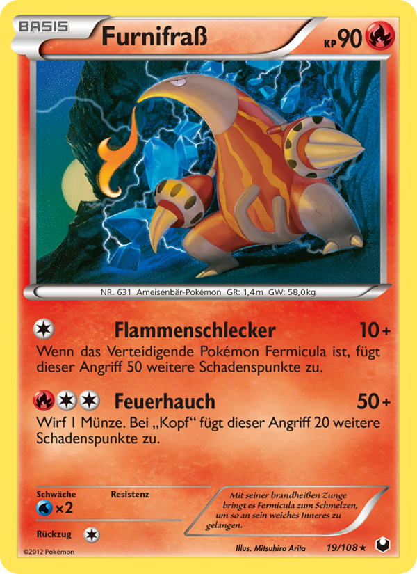 Furnifraß 19 — Dark Explorers (German Pokémon TCG card)