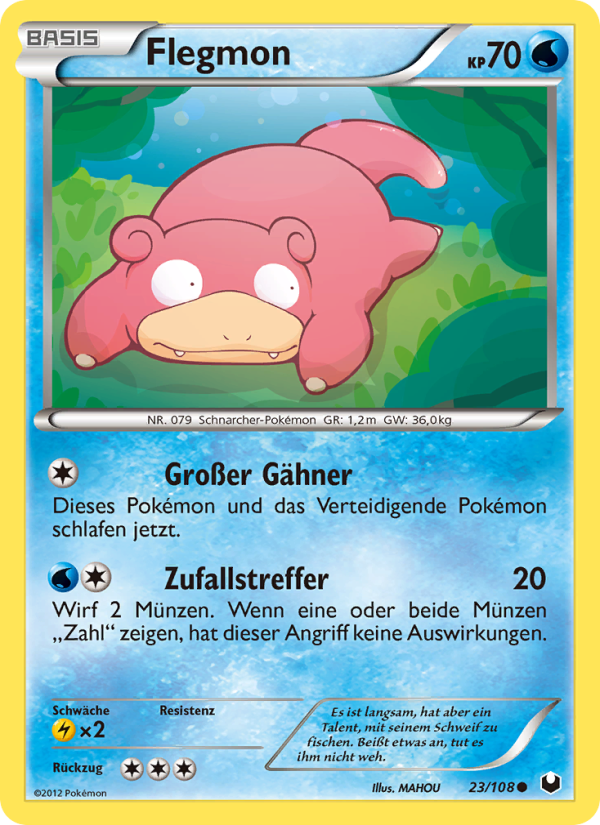 Flegmon 23 — Dark Explorers (German Pokémon TCG card)