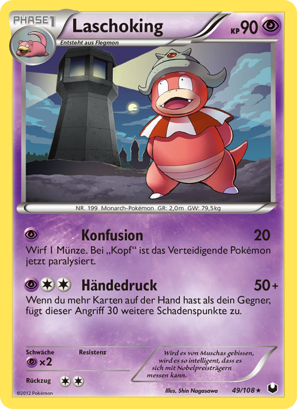 Laschoking 49 — Dark Explorers (German Pokémon TCG card)