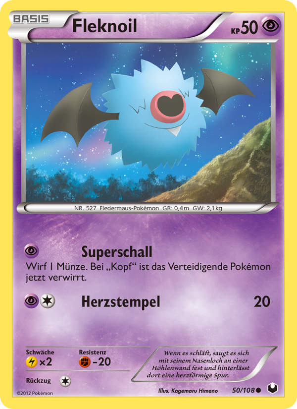 Fleknoil 50 — Dark Explorers (German Pokémon TCG card)