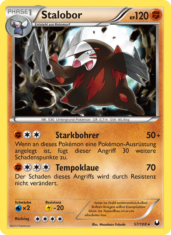 Stalobor 57 — Dark Explorers (German Pokémon TCG card)