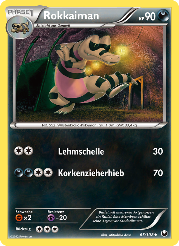 Rokkaiman 65 — Dark Explorers (German Pokémon TCG card)