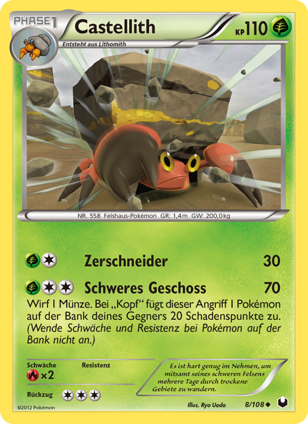 Castellith 8 — Dark Explorers (German Pokémon TCG card)