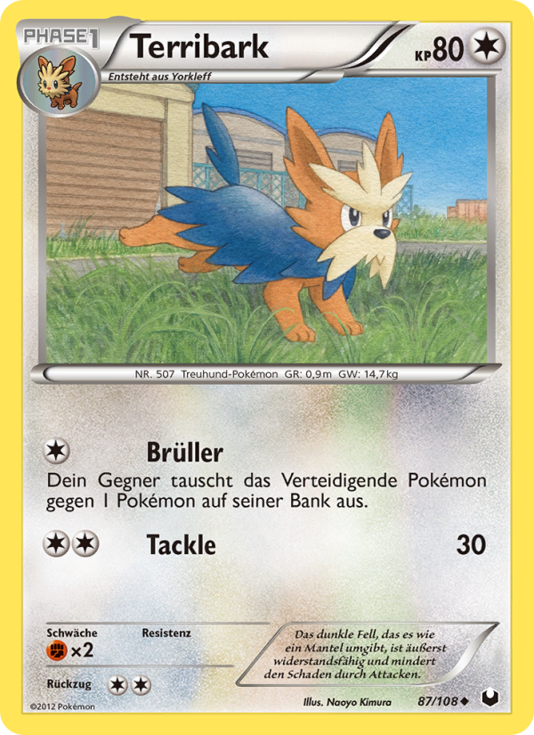 Terribark 87 — Dark Explorers (German Pokémon TCG card)