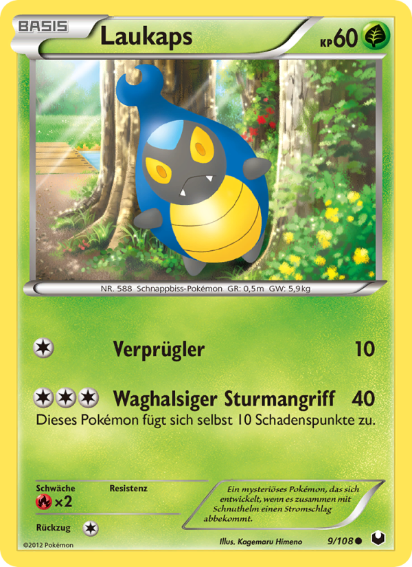 Laukaps 9 — Dark Explorers (German Pokémon TCG card)