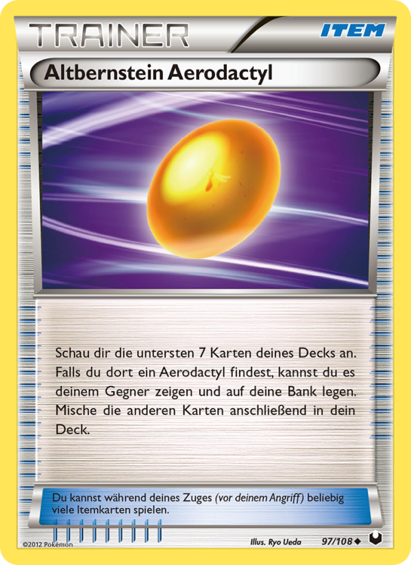 Altbernstein Aerodactyl 97 — Dark Explorers (German Pokémon TCG card)