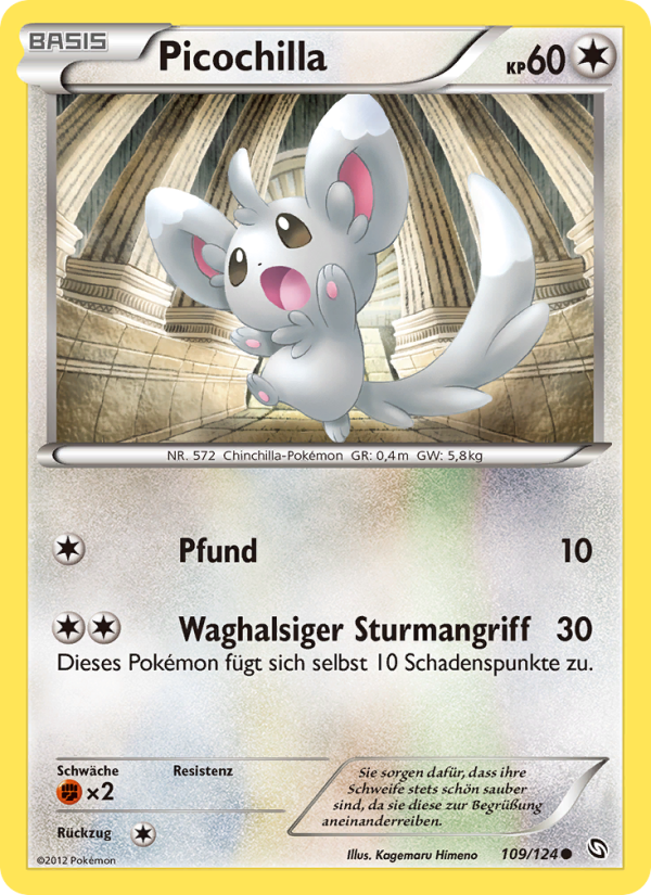 Picochilla 109 — Dragons Exalted (German Pokémon TCG card)