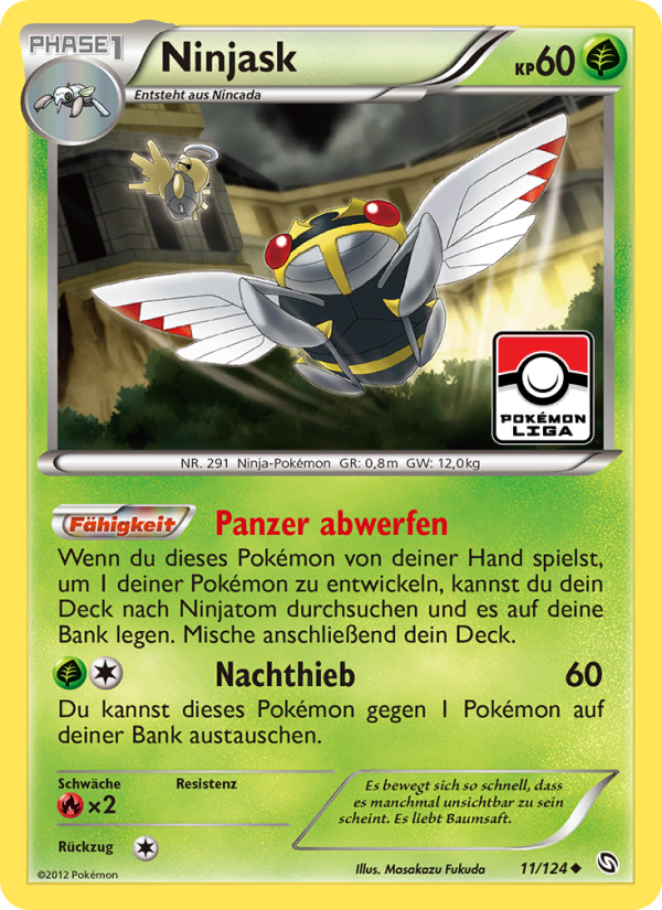 Ninjask 11 — Dragons Exalted (German Pokémon TCG card)