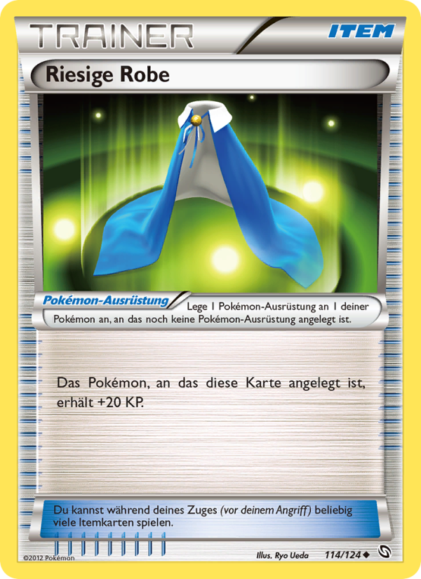 Riesige Robe 114 — Dragons Exalted (German Pokémon TCG card)