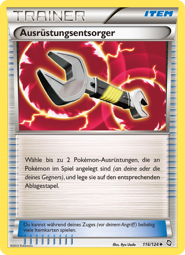 Ausrüstungsentsorger 116 — Dragons Exalted (German Pokémon TCG card)