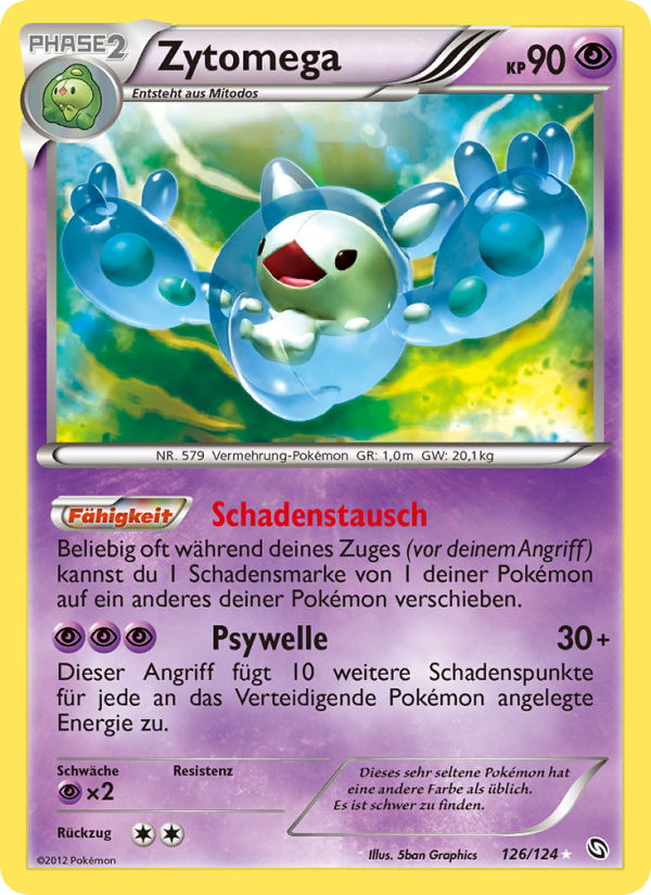 Zytomega 126 — Dragons Exalted (German Pokémon TCG card)