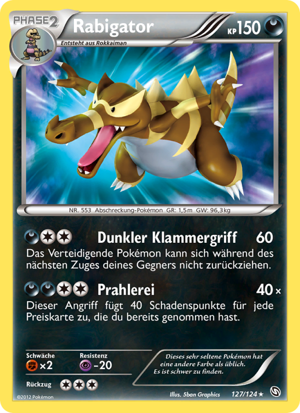 Rabigator 127 — Dragons Exalted (German Pokémon TCG card)