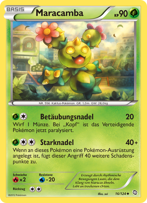 Maracamba 16 — Dragons Exalted (German Pokémon TCG card)