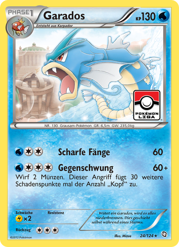 Garados 24 — Dragons Exalted (German Pokémon TCG card)