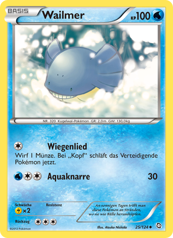 Wailmer 25 — Dragons Exalted (German Pokémon TCG card)